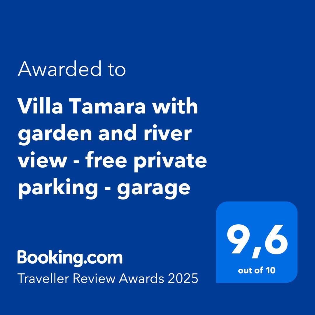 Villa Tamara With Garden And River View - Free Private Parking - Garage Μόσταρ Εξωτερικό φωτογραφία